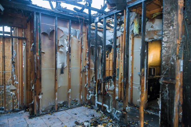 Professional Fire Damage Assessment technician working in Mason City, IA